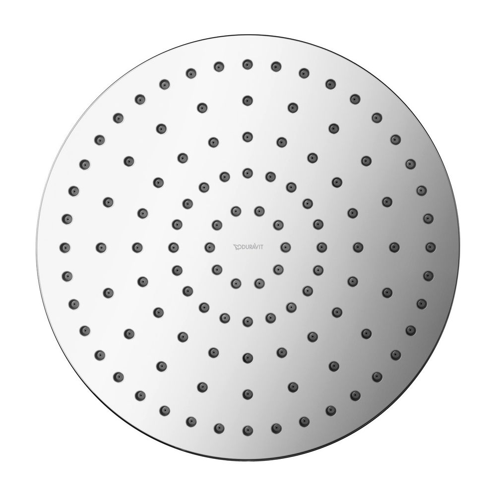 Duravit Kopfbrause, Chrom Hochglanz, Kunststoff, Rund, d. Kopfbrause 250mm, 21l/m... DURAVIT-UV0660018010 4063382938046 (Abb. 1)