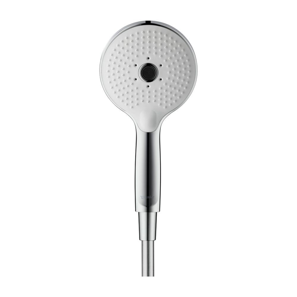 Duravit Handbrause, Chrom, d. 120mm, Strahlart Rain, Pulse, Mono, Druckknopf, 14l... DURAVIT-UV0650017010 4063382937070 (Abb. 1)