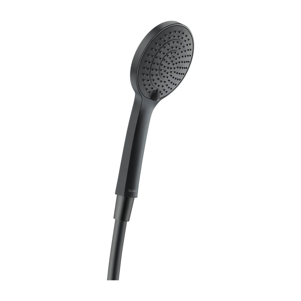 Duravit Handbrause, Mattschwarz, MinusFlow, d. 110mm, Strahlart SoftRain, Rain, I... DURAVIT-UV0652015046 4067116113785 (Abb. 3)