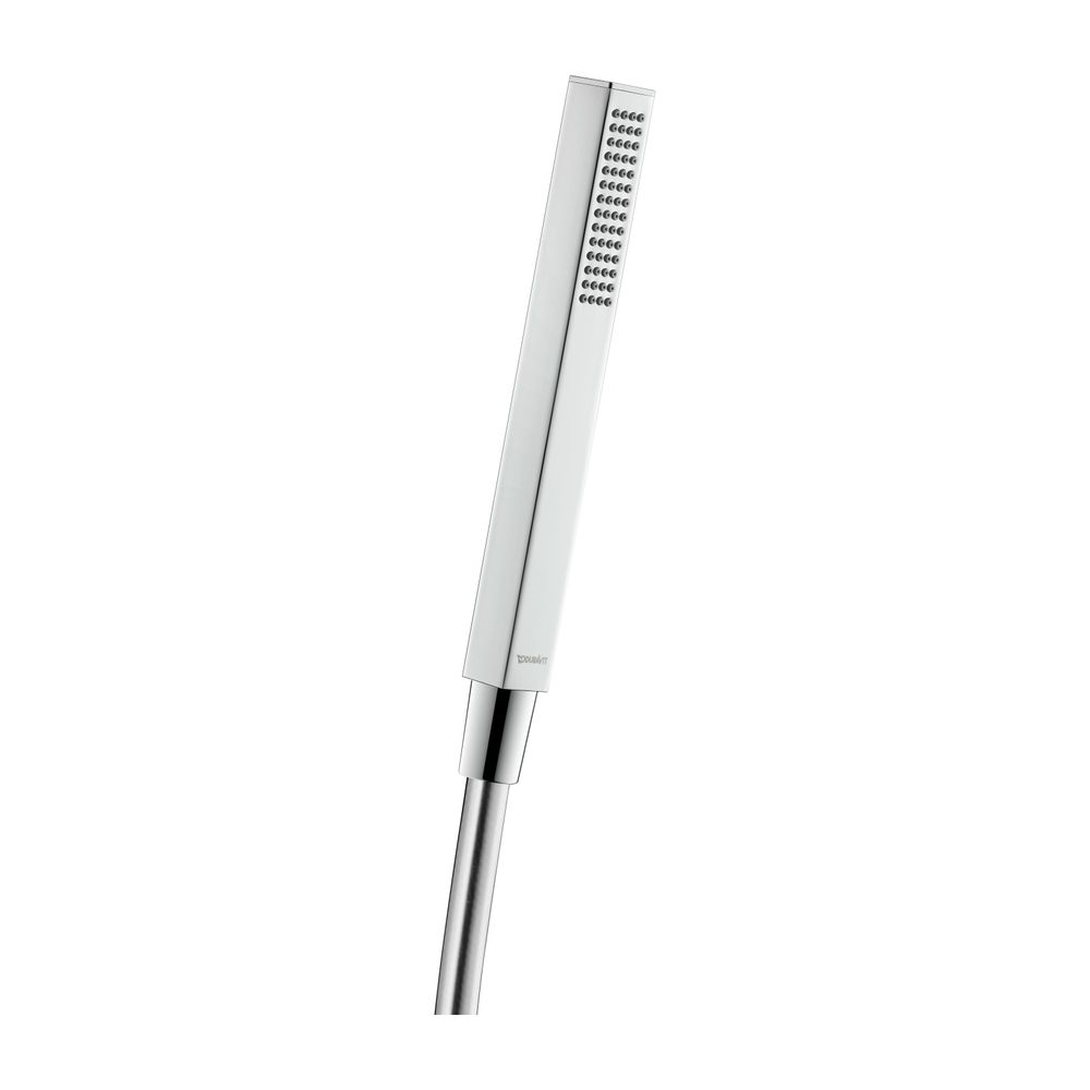 Duravit Stabbrause, Rain, eckig, Chrom, Durchflussmenge 3 bar 17l/min, Silikonnop... DURAVIT-UV0640002010 4063382937971 (Abb. 1)