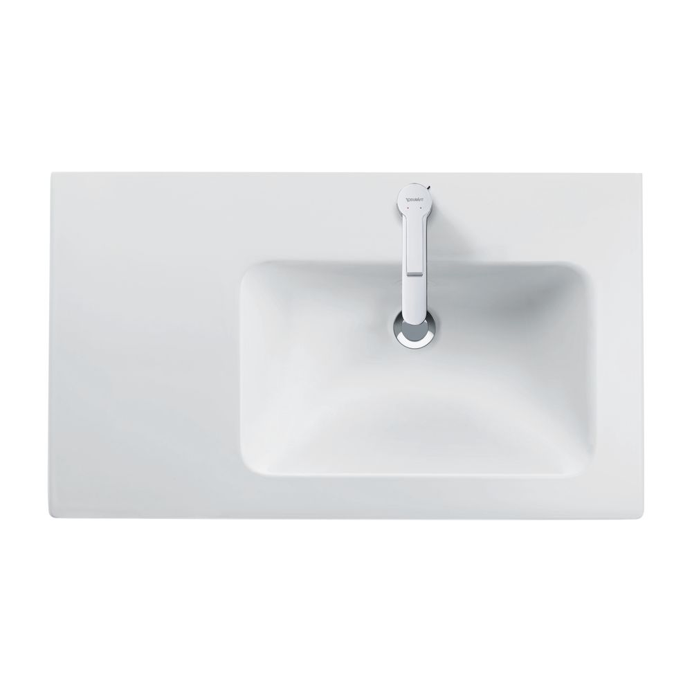 Duravit ME by Starck Waschtisch 490x830x180mm, Weiß Seidenmatt, Rechteckig, 1 Wasch... DURAVIT-2346833200 4053424893341 (Abb. 2)