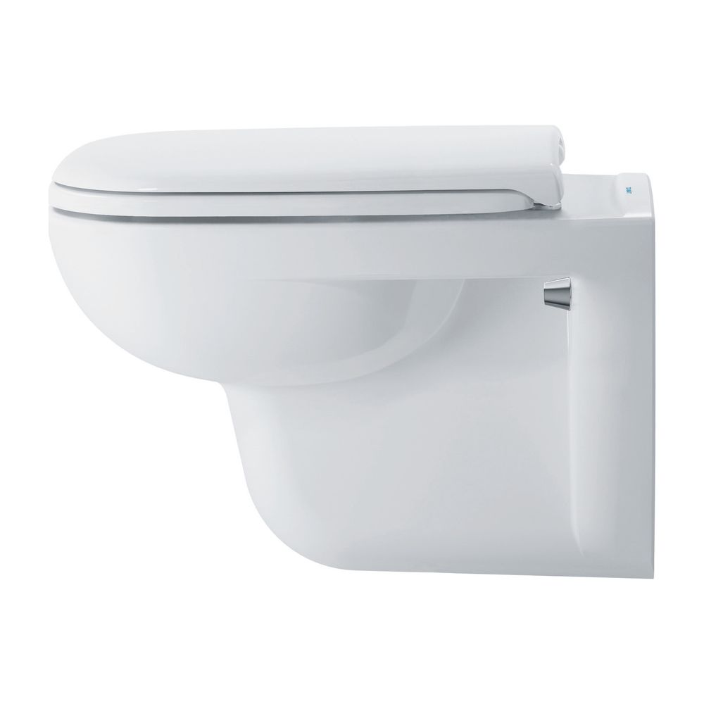 Duravit D-Code WC-Sitz Weiß Hochglanz 360x40x430mm, ohne Absenkautomatik, Edelstahl... DURAVIT-0067310000 4021534384769 (Abb. 2)