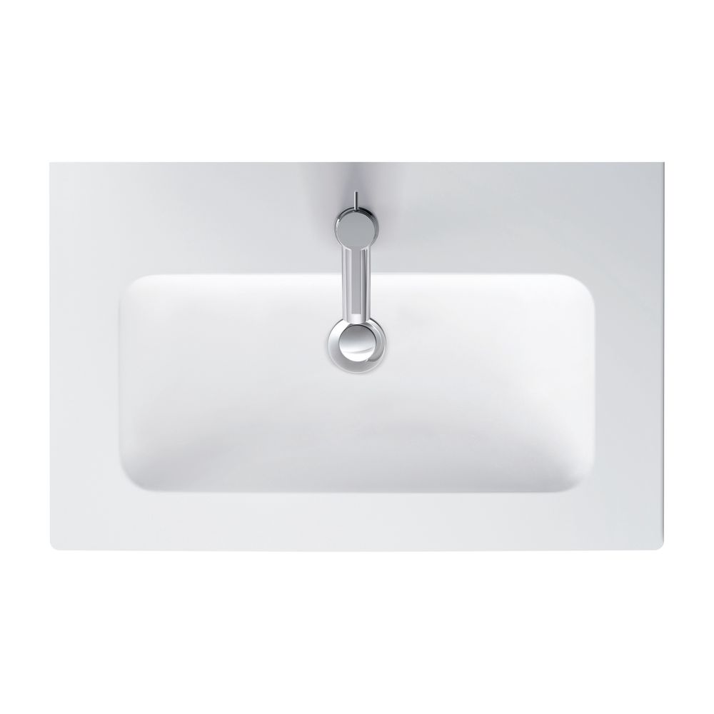 Duravit ME by Starck Waschtisch 400x630x180mm, Compact, Weiß SDM, Rechteckig, 1 Was... DURAVIT-2342633200 4053424893129 (Abb. 1)