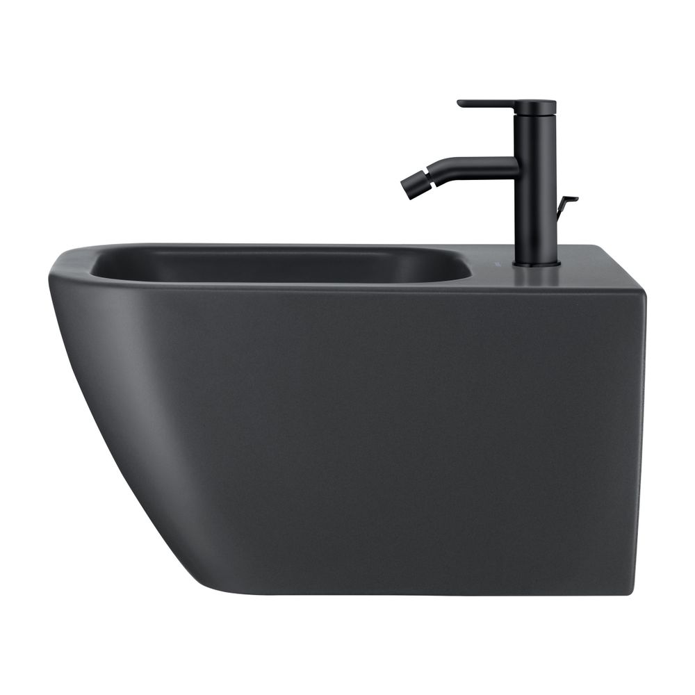 Duravit Happy D.2 Wandbidet 540x365x285mm, Anthrazit Matt, WonderGliss, 1 HL, HLB,... DURAVIT-22581513001 4053424897561 (Abb. 2)