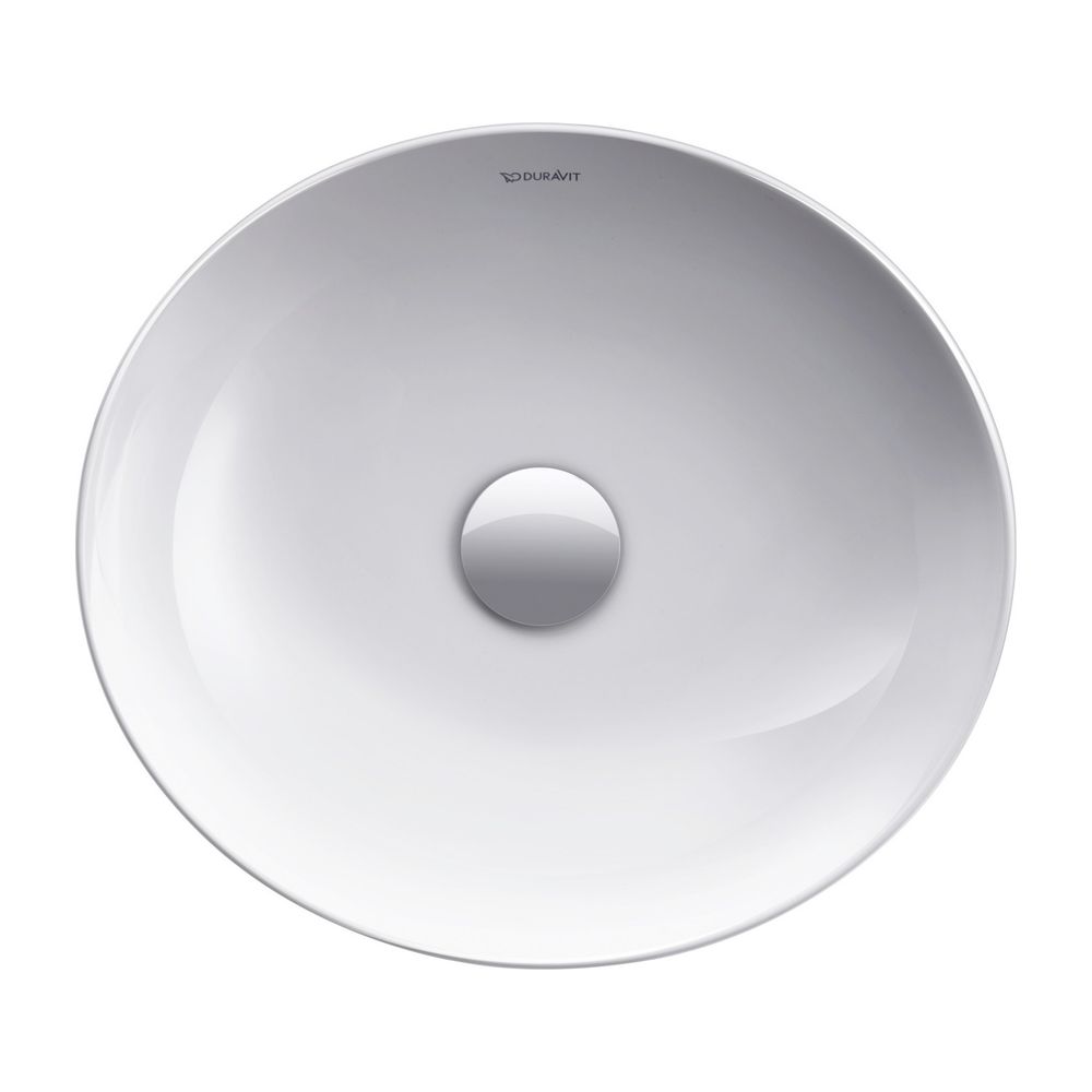 Duravit Cape Cod Aufsatzbecken 400mm, Weiß Hochglanz, DuraCeram, Oval, ohne Überlau... DURAVIT-2328400000 4053424675527 (Abb. 2)