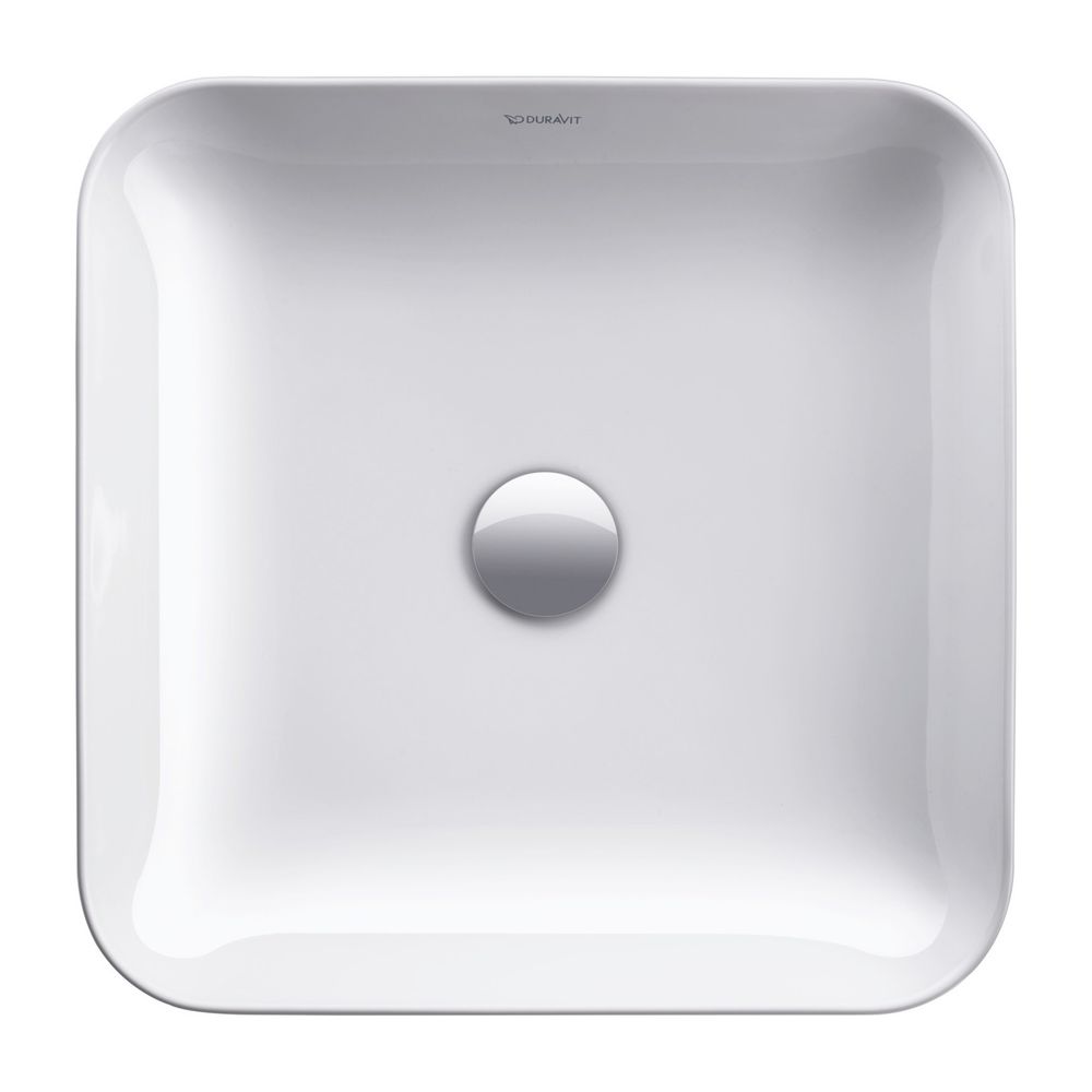Duravit Cape Cod Aufsatzbecken 430mm, Weiß Hochglanz, DuraCeram, Quadratisch, ohne ... DURAVIT-2340430000 4053424587561 (Abb. 1)