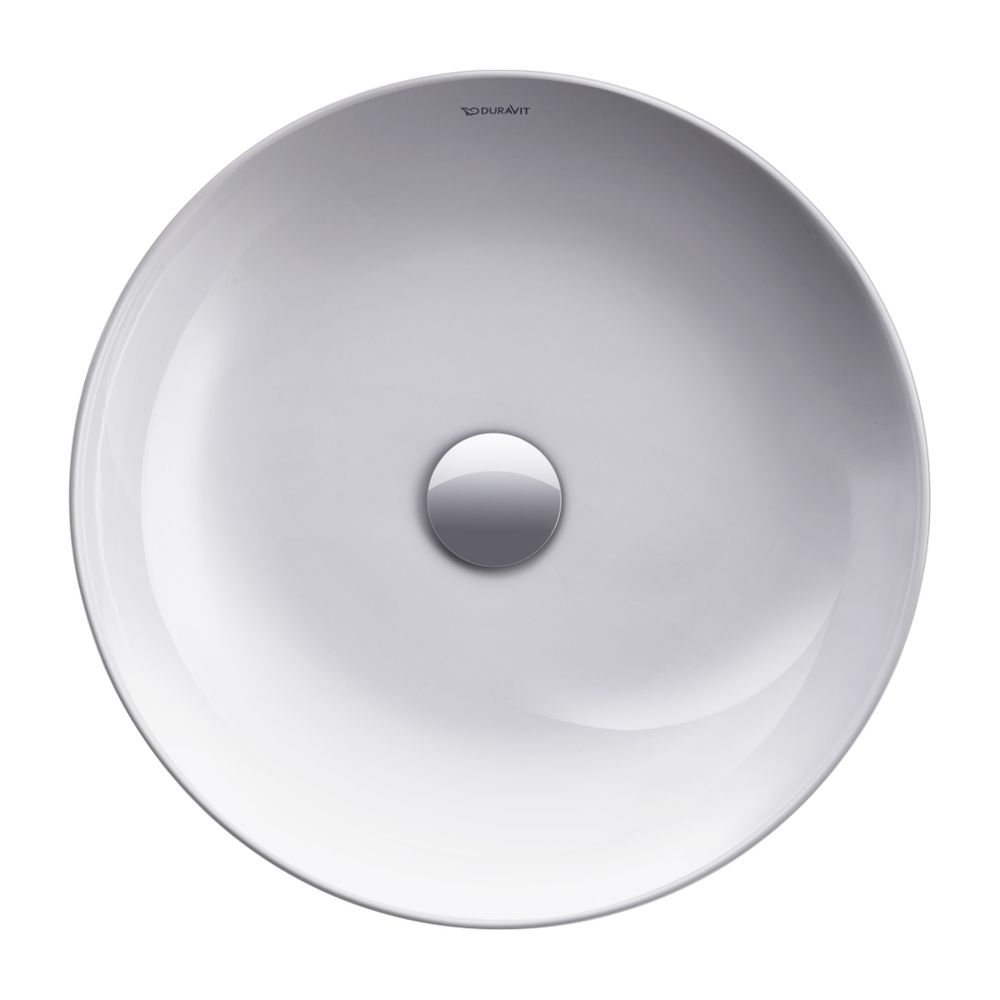 Duravit Cape Cod Aufsatzbecken 430mm, Weiß Hochglanz, DuraCeram, rund, ohne Überlau... DURAVIT-2328430000 4053424587516 (Abb. 1)