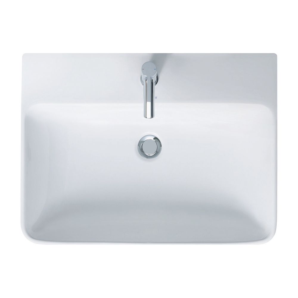 Duravit ME by Starck Waschtisch 490x650x180mm wandhäng., Weiß SDM, Rechteckig, 1 Wa... DURAVIT-2335653200 4053424892788 (Abb. 1)