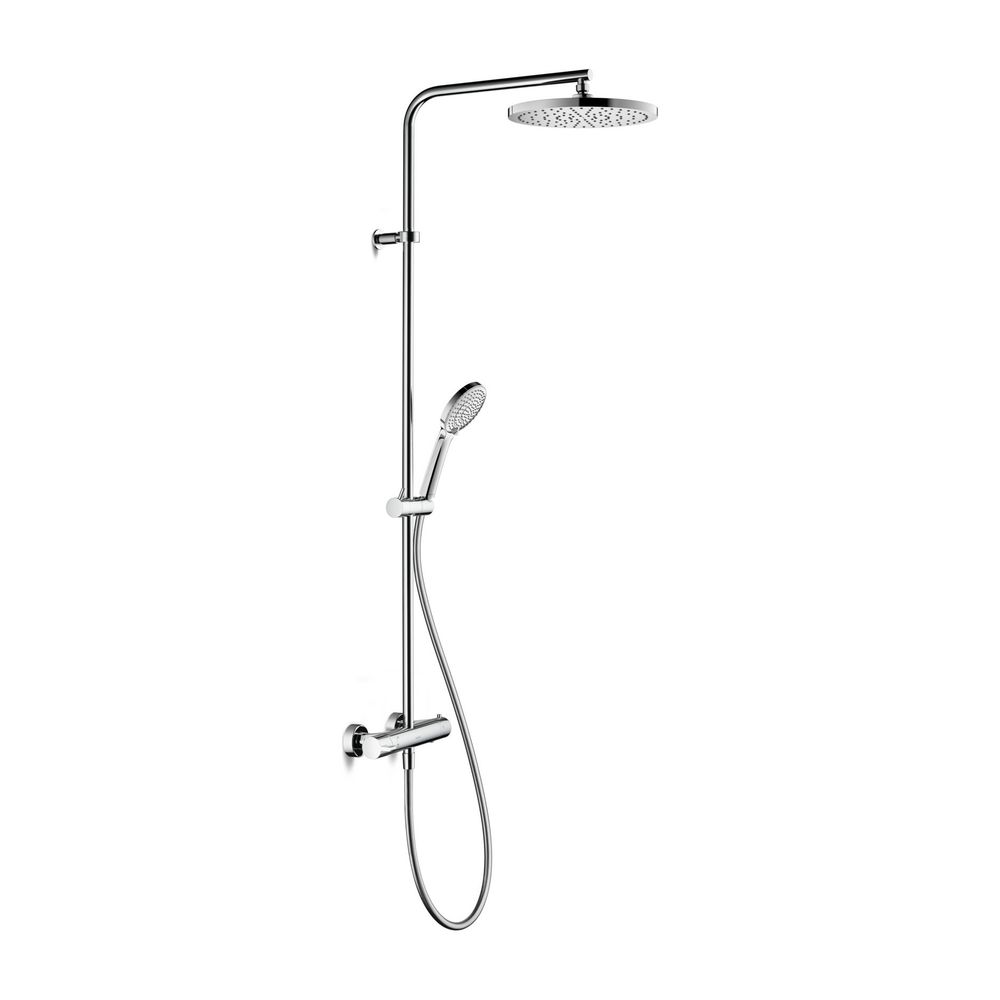 Duravit B.2 Duschsystem, Chrom, Thermostat, Hand- und Kopfbrause 250mm, 11l/min, ... DURAVIT-B24280008010 4053424865805 (Abb. 1)