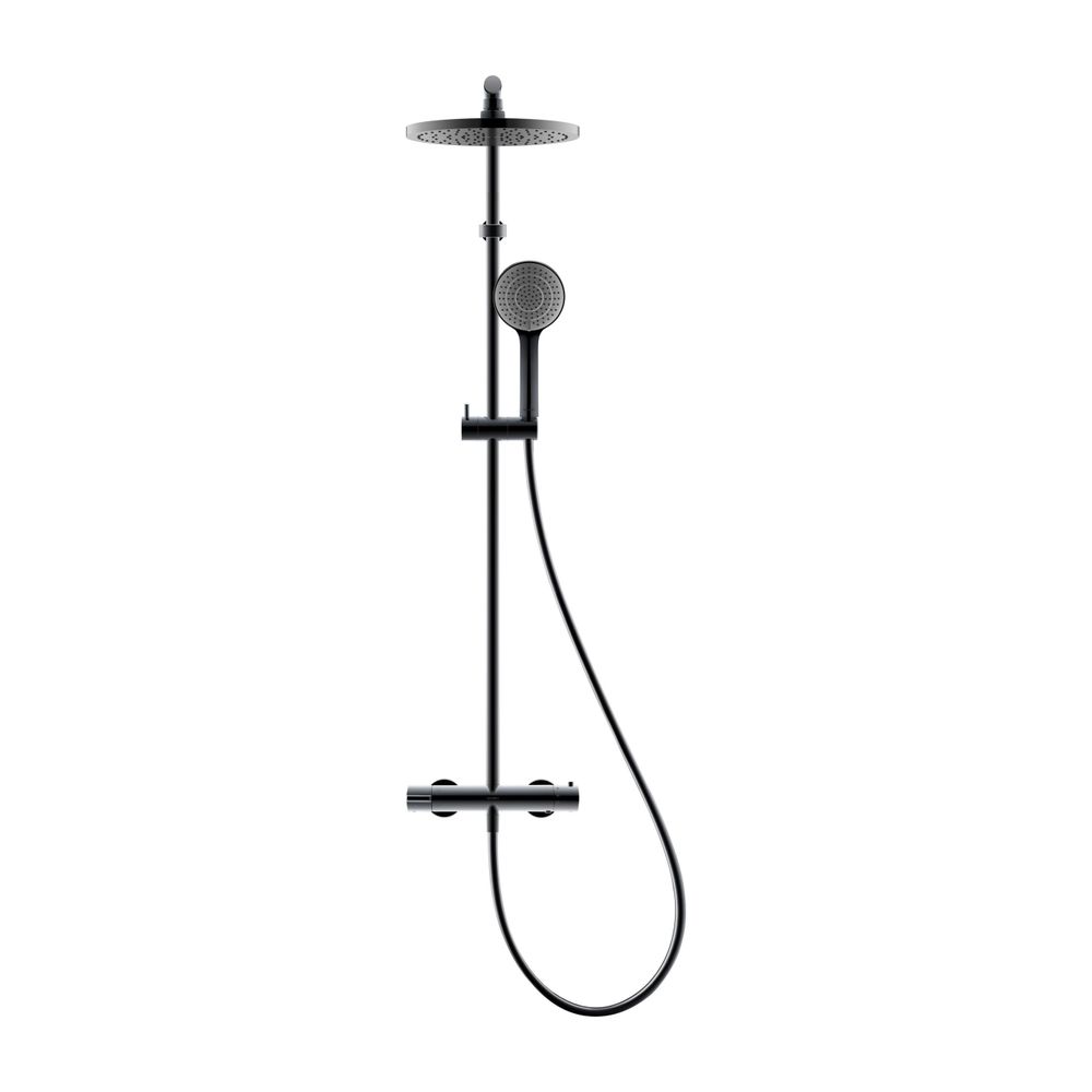 Duravit B.1 Duschsystem, Chrom, Thermostat, Hand- und Kopfbrause 250mm, 11l/min, ... DURAVIT-B14280008010 4053424865799 (Abb. 2)