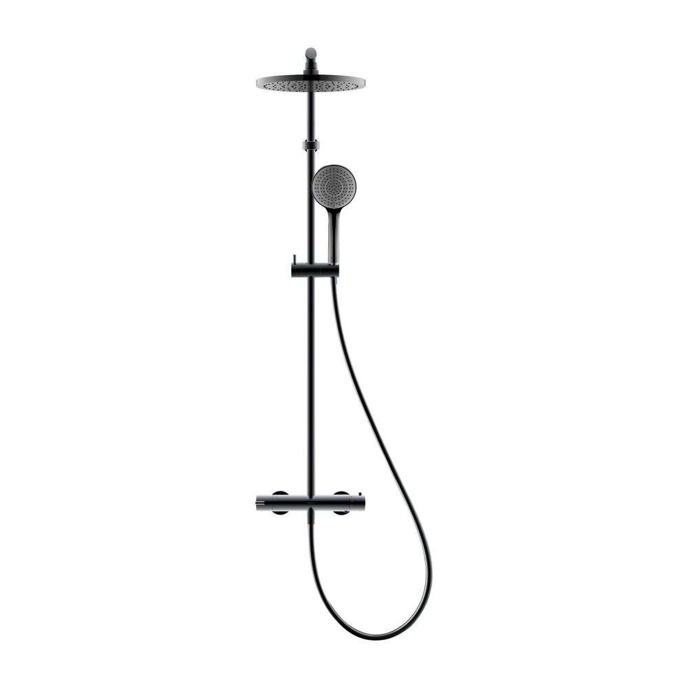 Duravit B.2 Duschsystem, Chrom, Thermostat, Hand- und Kopfbrause 250mm, 11l/min, ... DURAVIT-B24280008010 4053424865805 (Abb. 2)