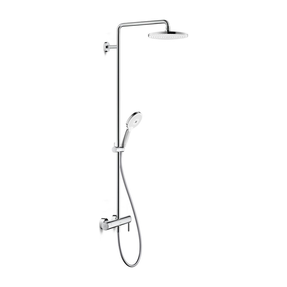 Duravit C.1 Duschsystem, Einhebel-Brausemischer, Chrom HG, Höhe 1200mm, Brausesch... DURAVIT-C14280007010 4053424455273 (Abb. 1)