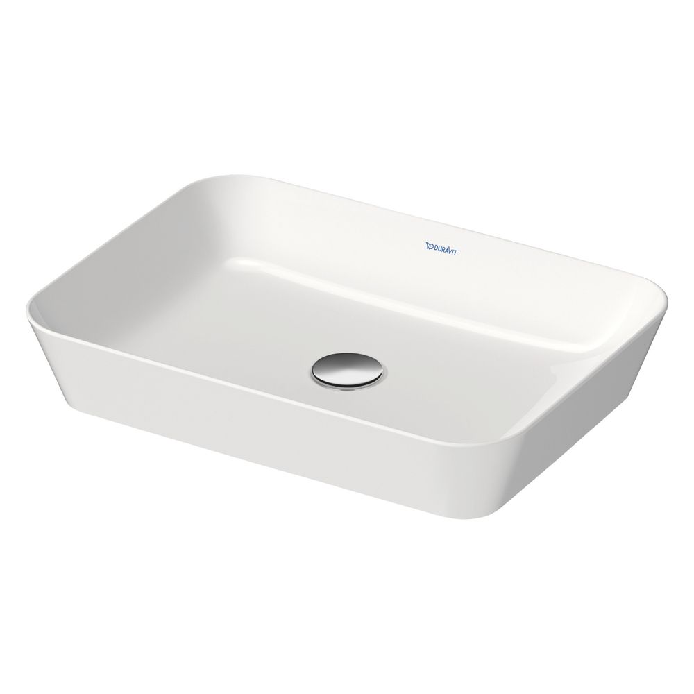 Duravit Cape Cod Aufsatzbecken 550mm, Weiß Hochglanz, DuraCeram, Rechteckig, ohne Ü... DURAVIT-2347550000 4053424587608 (Abb. 7)