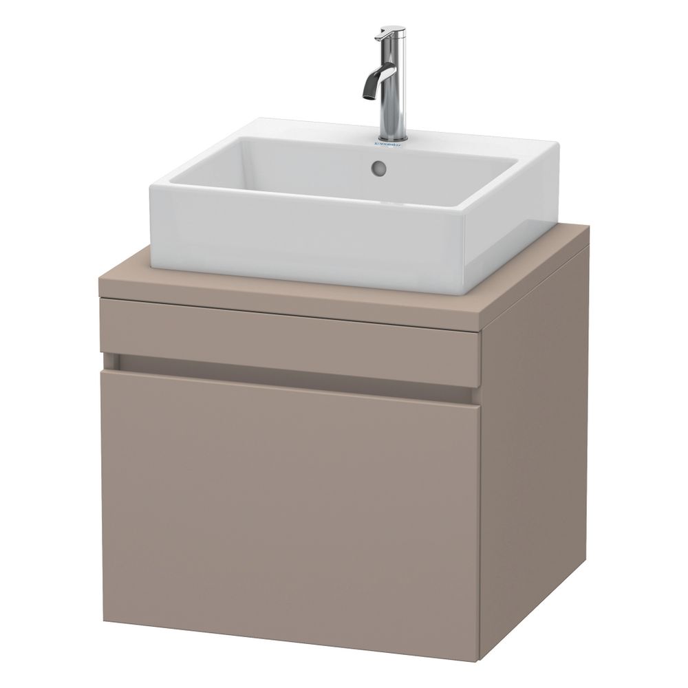 Duravit DuraStyle Konsolenwaschtischunterbau wandh. 548x600x512mm ohne KSP Basalt ... DURAVIT-DS531004343 4053424358444 (Abb. 4)