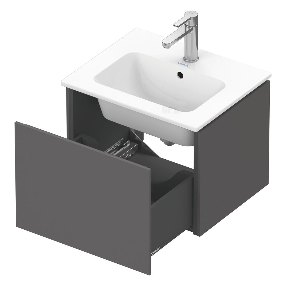 Duravit L-Cube Waschtischunterbau wandh. 421x520x400mm Compact Graphit Matt, Griff... DURAVIT-LC611804949 4063382032782 (Abb. 4)