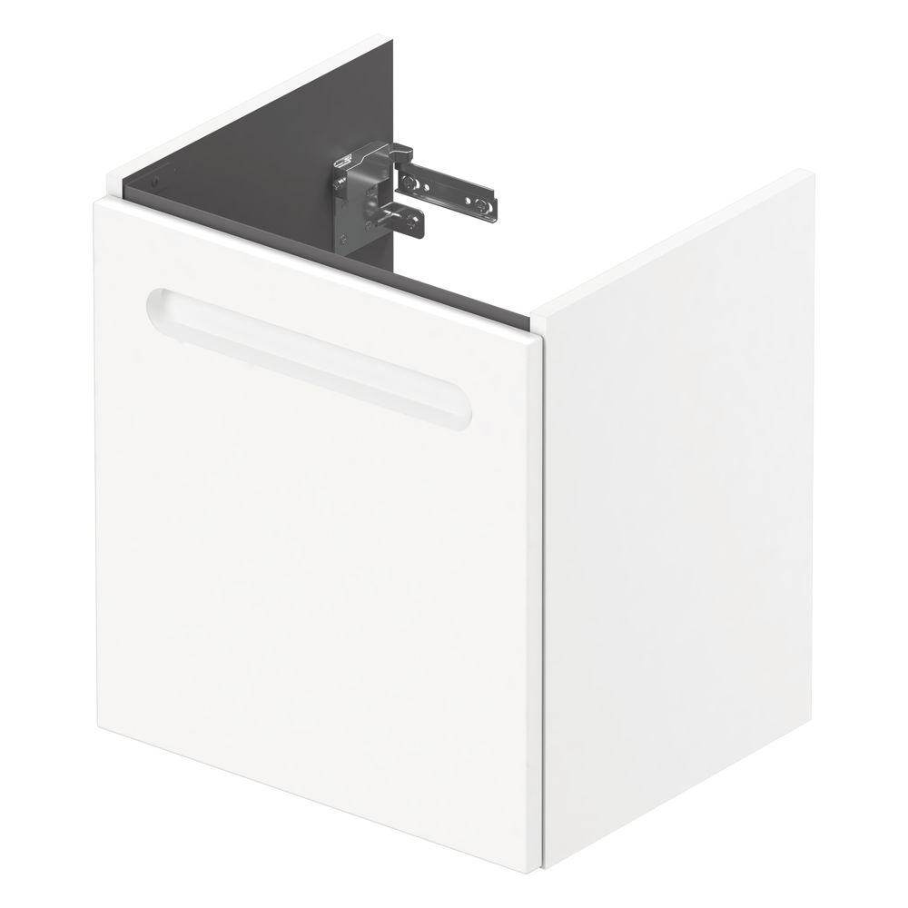 Duravit No.1 Waschtischunterbau wandhängend 386x440x478mm L, Mattweiß, Folie/K... DURAVIT-N14267L18180000 4063382802040 (Abb. 8)