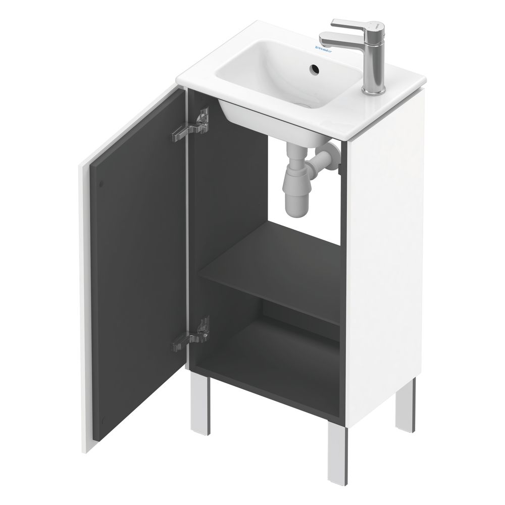 Duravit L-Cube Waschtischunterbau bodenstehend 294x420x704mm, L, Mattweiß, Grifflo... DURAVIT-LC6273L1818 4053424130576 (Abb. 6)