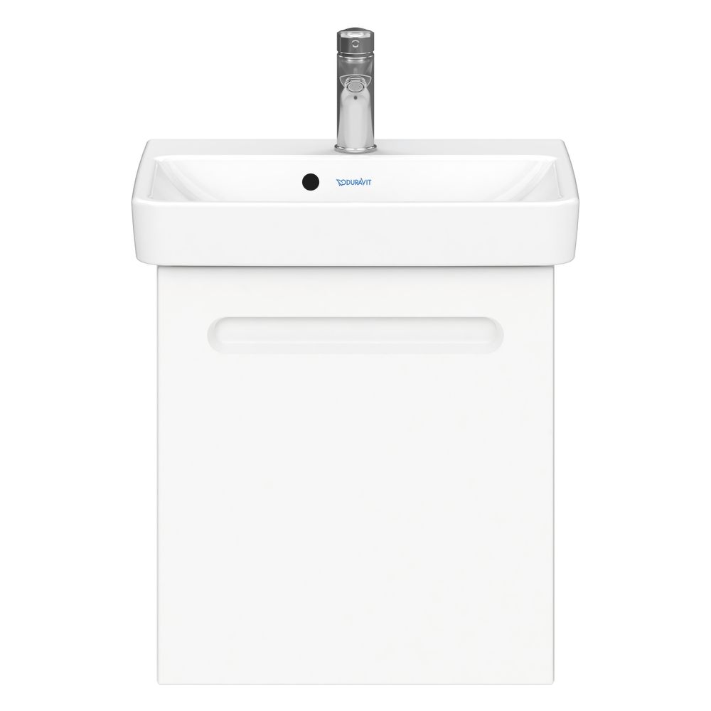 Duravit No.1 Waschtischunterbau wandhängend 386x440x478mm R Mattweiß, Folie/Ko... DURAVIT-N14267R18180000 4063382802064 (Abb. 8)