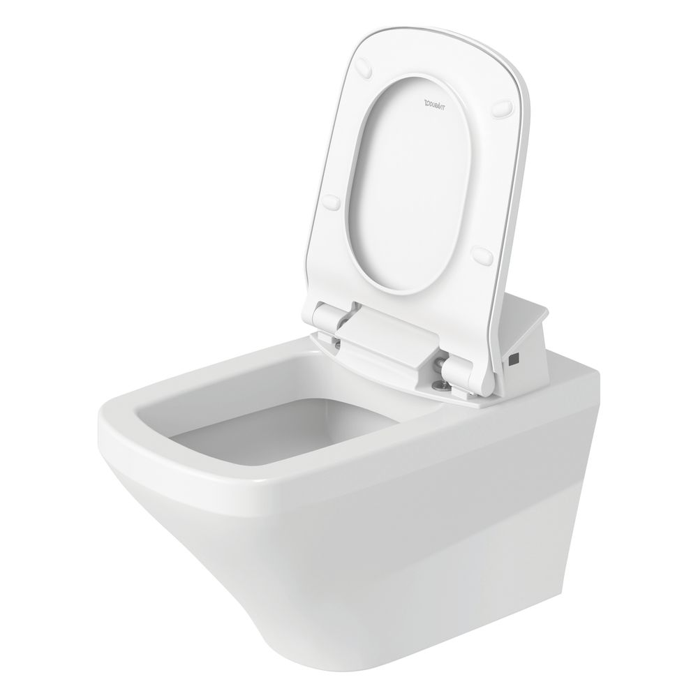 Duravit DuraStyle Wand-WC für Dusch-WC-Sitz 620x376x355mm Weiß Hochglanz, 4,5l, Wo... DURAVIT-25375900001 4021534854460 (Abb. 4)
