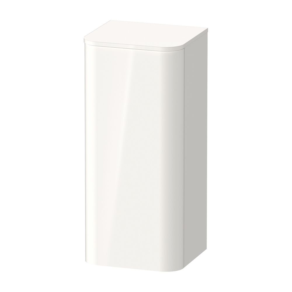 Duravit Happy D.2 Halbhochschrank, Lack 360x400x880mm Weiß Hochglanz, 1 Tür R, 2 G... DURAVIT-HP1260R2222 4053424867496 (Abb. 1)