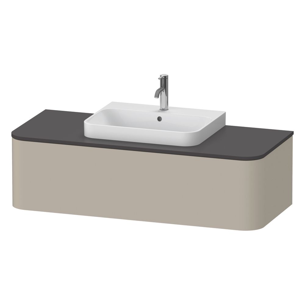 Duravit Happy D.2 Konsolenwaschtischunterbau wandh. 550x1300x354mm ohne KSP Ta... DURAVIT-HP4942M60600010 4063382294555 (Abb. 4)