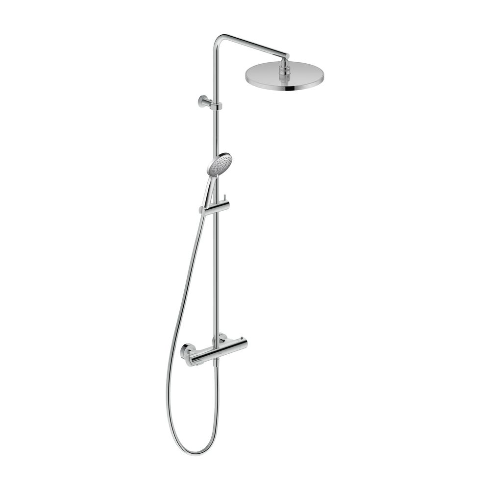 Duravit B.1 Duschsystem, Chrom, Thermostat, Hand- und Kopfbrause 250mm, 11l/min, ... DURAVIT-B14280008010 4053424865799 (Abb. 4)