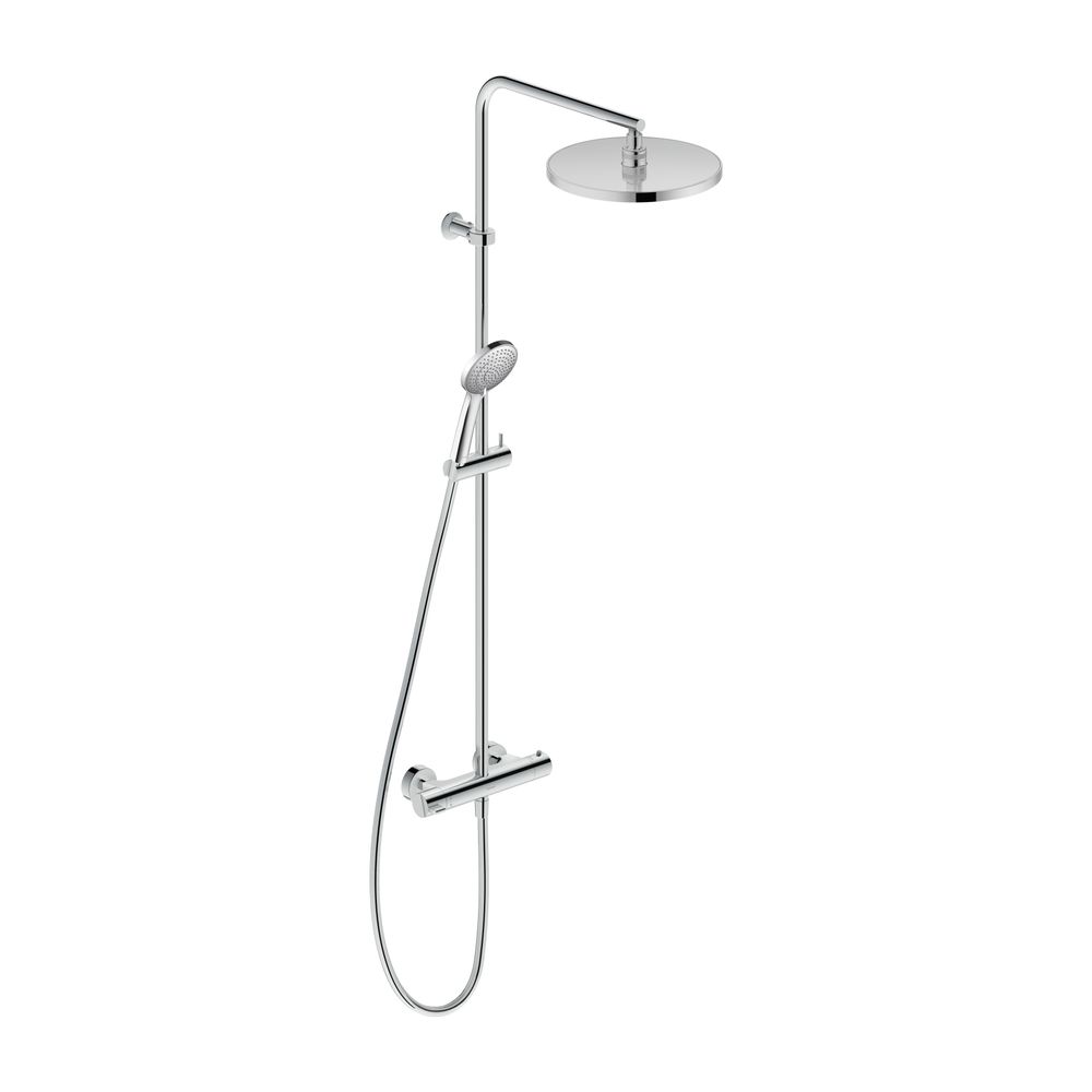 Duravit B.2 Duschsystem, Chrom, Thermostat, Hand- und Kopfbrause 250mm, 11l/min, ... DURAVIT-B24280008010 4053424865805 (Abb. 4)
