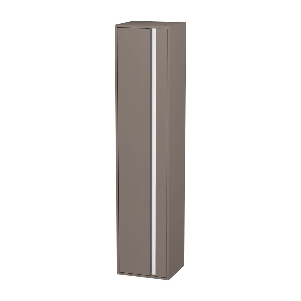 Duravit Ketho Hochschrank Dekor 360x400x1800mm Basalt Matt, 1 Tür L, Griffleiste S... DURAVIT-KT1255L4343 4021534941818 (Abb. 1)