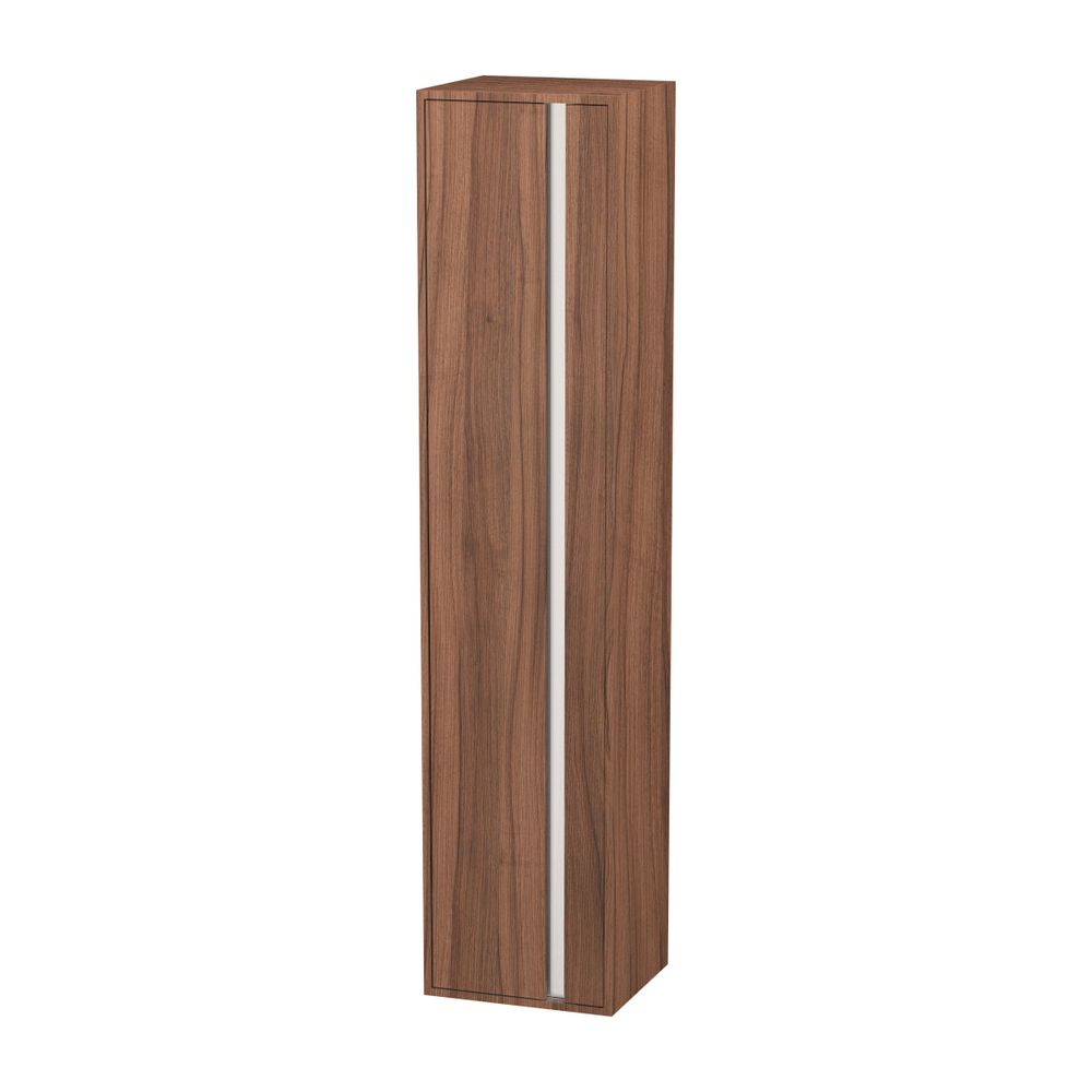 Duravit Ketho Hochschrank Dekor 360x400x1800mm Nusb.Matt, 1 Tür L, Griffleiste Sil... DURAVIT-KT1255L7979 4053424230344 (Abb. 1)