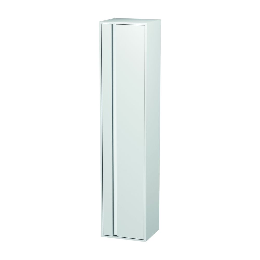 Duravit Ketho Hochschrank Dekor 360x400x1800mm Mattweiß, 1 Tür R, Griffleiste Silb... DURAVIT-KT1255R1818 4021534941788 (Abb. 1)