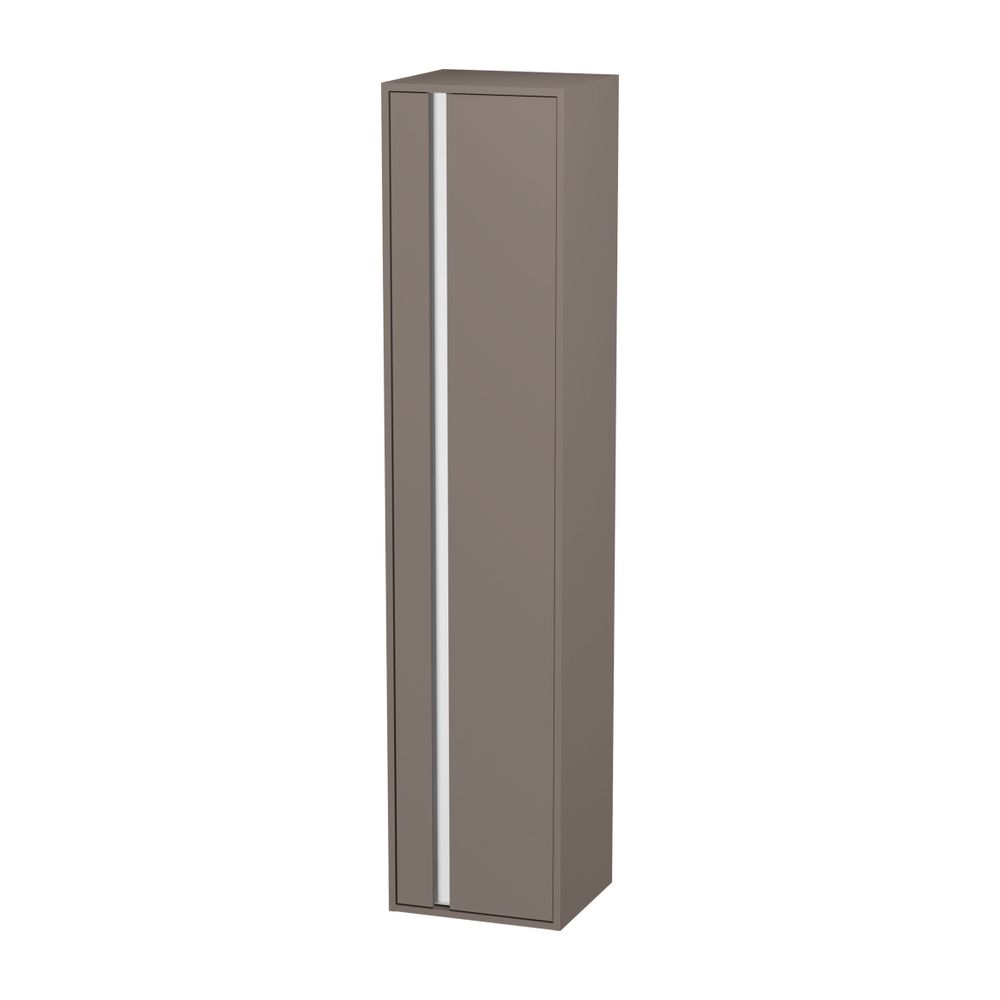 Duravit Ketho Hochschrank Dekor 360x400x1800mm Basalt Matt, 1 Tür R, Griffleiste S... DURAVIT-KT1255R4343 4021534941764 (Abb. 1)