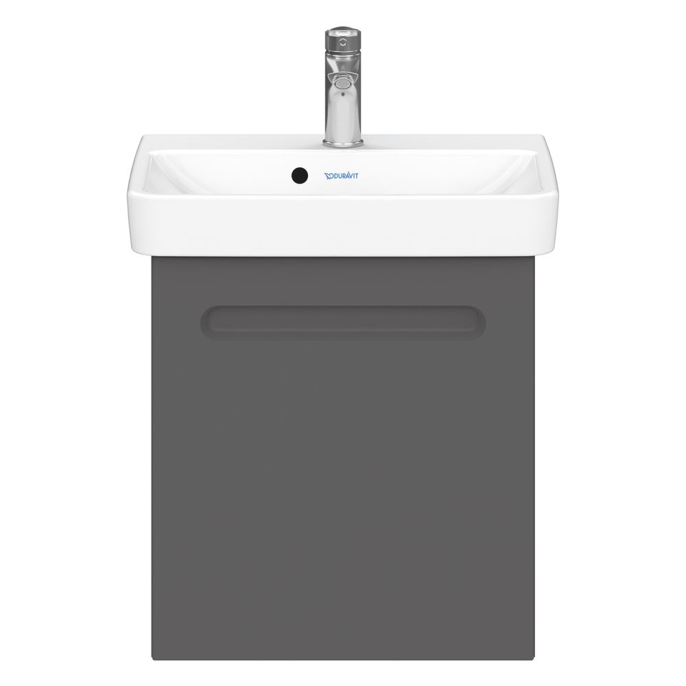 Duravit No.1 Waschtischunterbau wandhängend 386x440x478mm Graphit Matt, Folie/... DURAVIT-N14267R49490000 4063382802071 (Abb. 8)