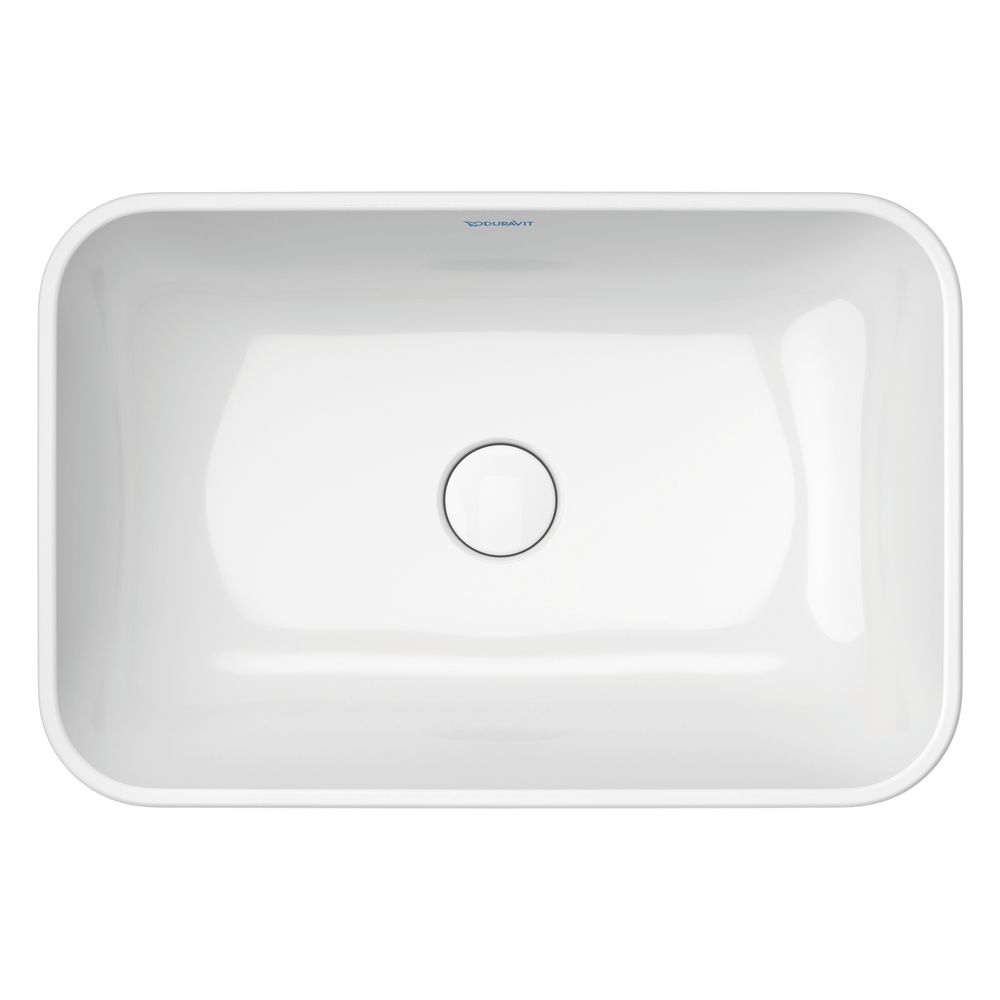 Duravit Happy D.2 Plus Aufsatzbecken 600mm, Weiß Hochglanz/Anthrazit Matt, WonderG... DURAVIT-23596061001 4053424896823 (Abb. 4)