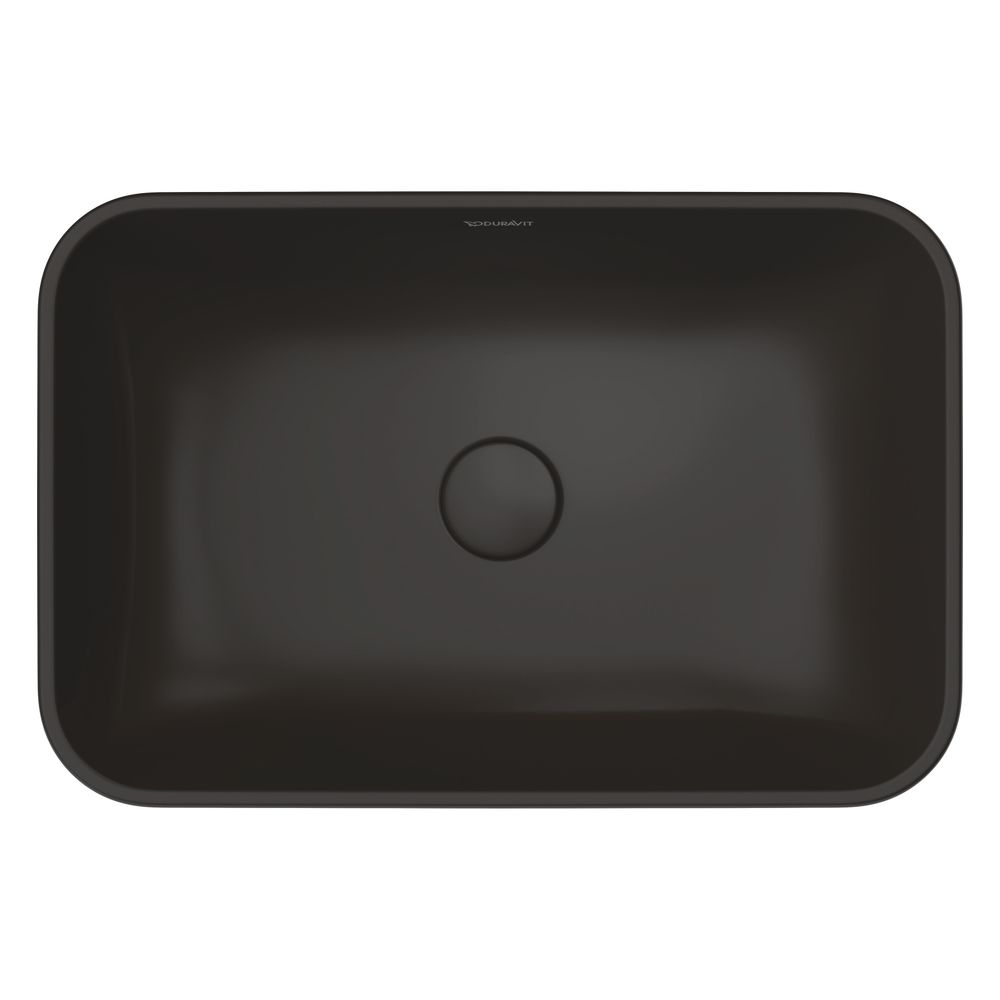 Duravit Happy D.2 Plus Aufsatzbecken 600mm, Anthrazit Matt, WonderGliss, Rechtecki... DURAVIT-23596013001 4053424896809 (Abb. 7)