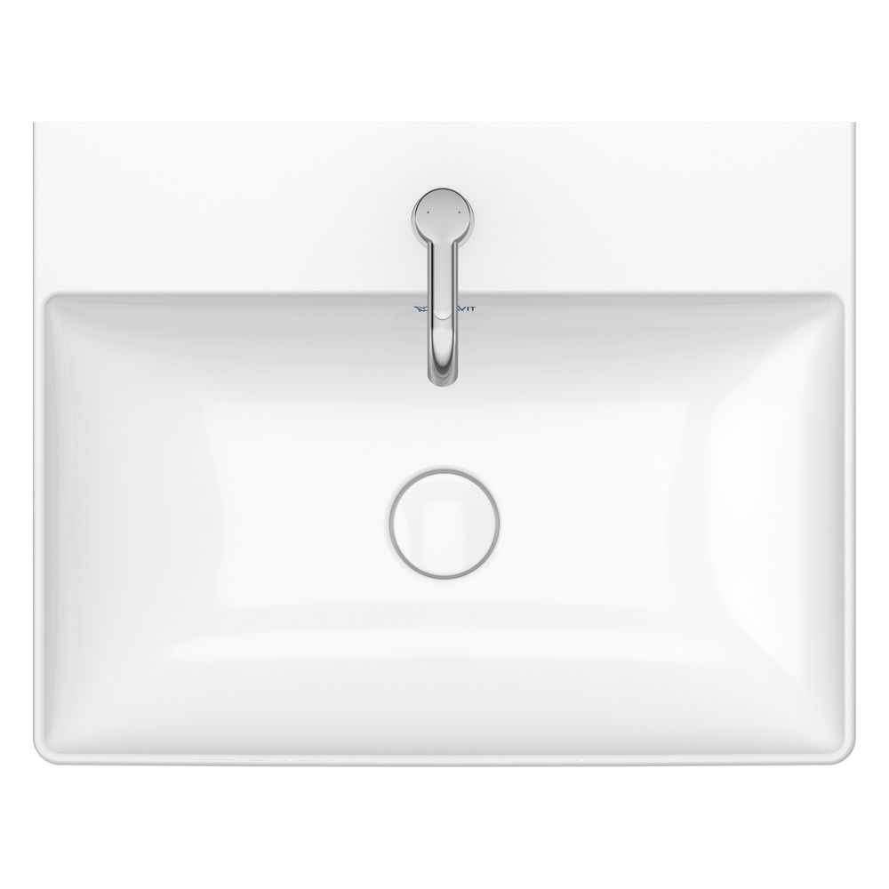 Duravit DuraSquare Waschtisch470x600x145mm wandh. Weiß Hochglanz, Rechteckig, Won... DURAVIT-23536000411 4053424151083 (Abb. 10)