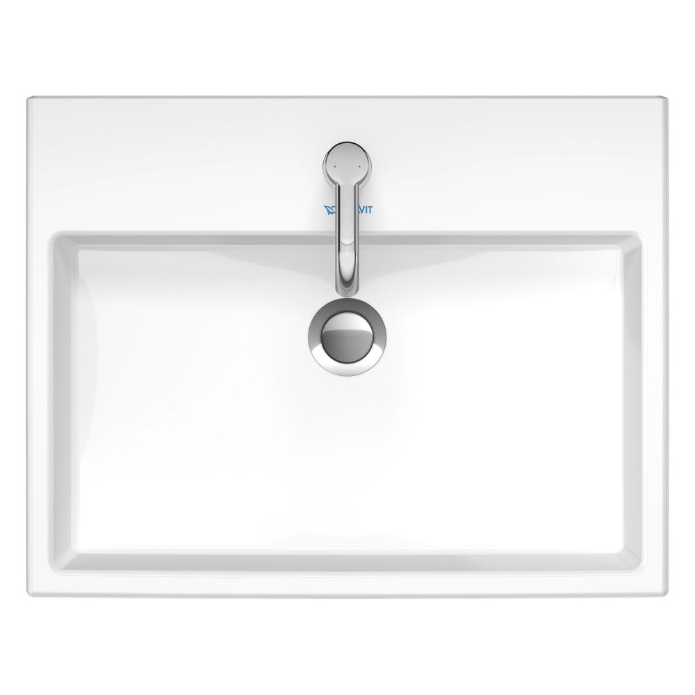 Duravit Vero Air Aufsatzbecken 600mm, Weiß Hochglanz, Rechteckig, mit HLB ohne Über... DURAVIT-2352600041 4053424139449 (Abb. 7)