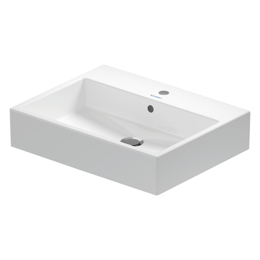 Duravit Vero Air Aufsatzbecken 600mm, Weiß Hochglanz, WonderGliss, Rechteckig, mit... DURAVIT-23526000001 4053424139524 (Abb. 4)