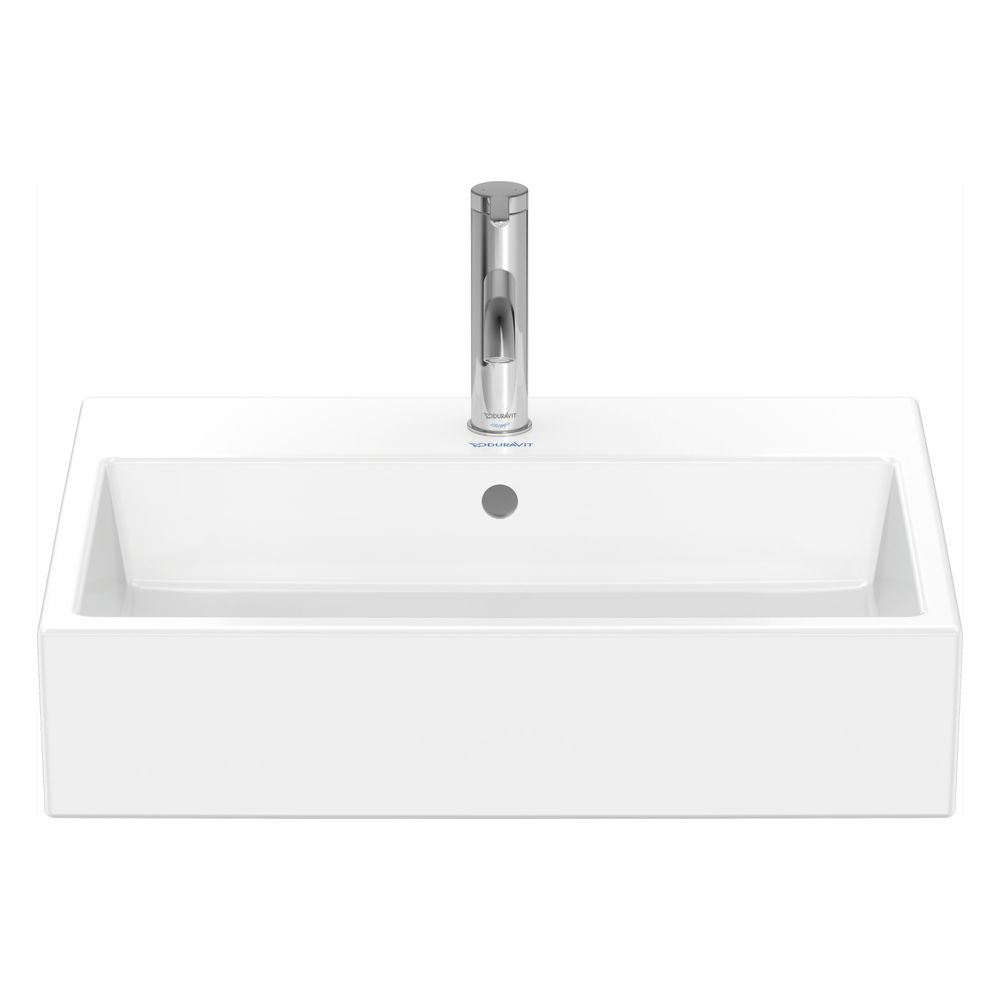 Duravit Vero Air Aufsatzbecken 600mm, Weiß Hochglanz, WonderGliss, Rechteckig, mit... DURAVIT-23526000001 4053424139524 (Abb. 9)