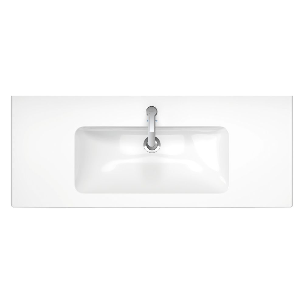 Duravit ME by Starck Waschtisch 490x1230x180mm WonderGliss Weiß Hochglanz, Rechtec... DURAVIT-23361200001 4053424052076 (Abb. 7)