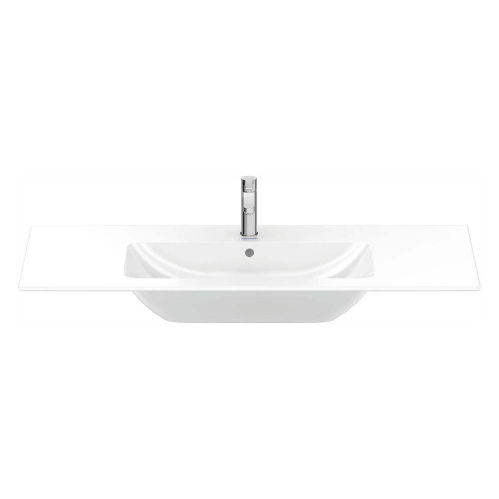 Duravit ME by Starck Waschtisch 490x1230x180mm WonderGliss Weiß Hochglanz, Rechte... DURAVIT-23361200001 4053424052076 (Abb. 10)
