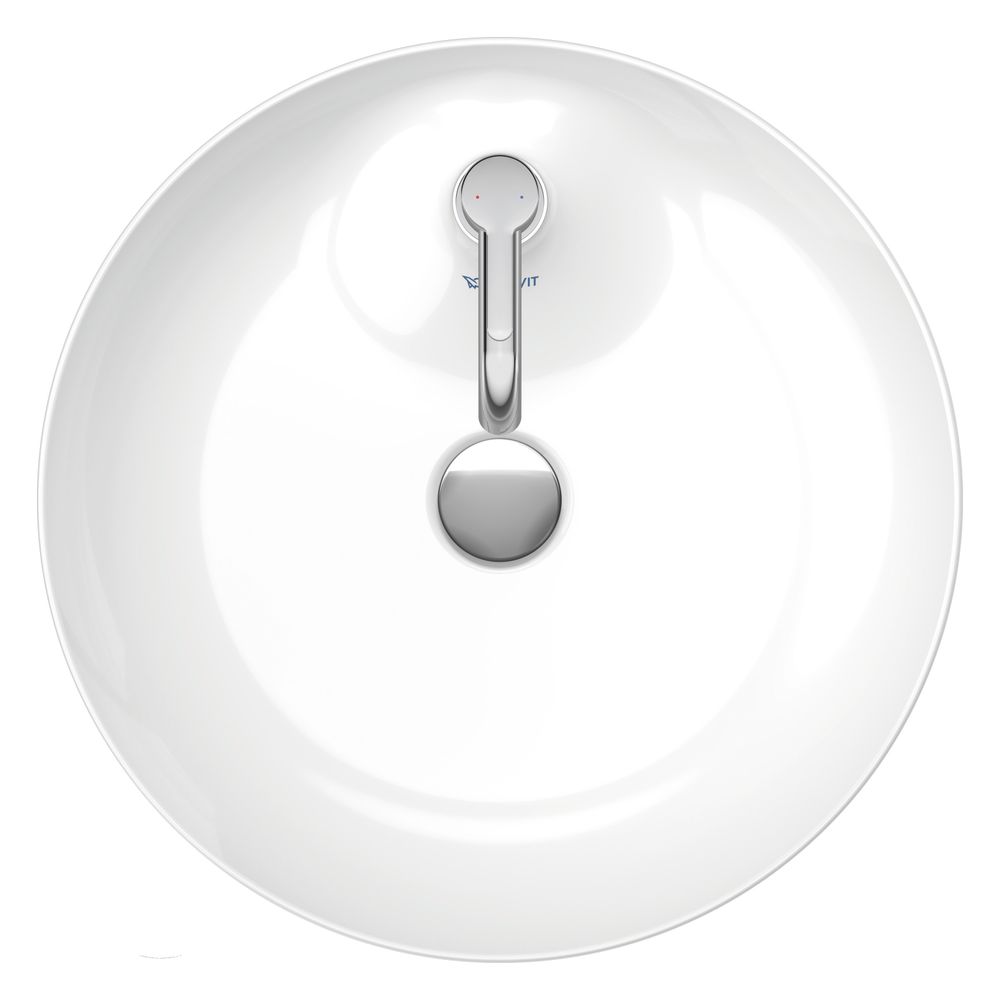Duravit Cape Cod Aufsatzbecken 480mm, Weiß Hochglanz, DuraCeram, rund, ohne Überlau... DURAVIT-2328480000 4021534955341 (Abb. 7)