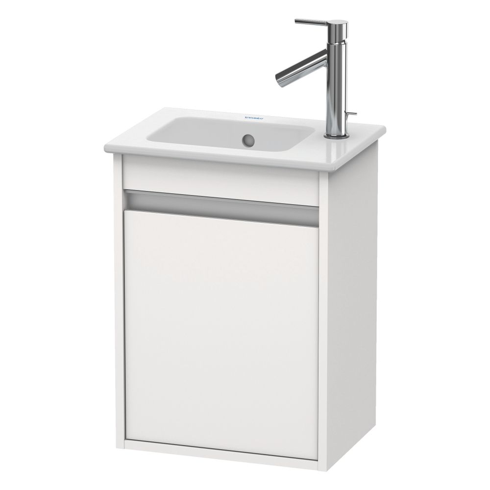 Duravit Ketho Waschtischunterbau wandh. 285x400x550mm L, Eiche Mattschwarz, Griffl... DURAVIT-KT6417L1616 4063382084255 (Abb. 4)