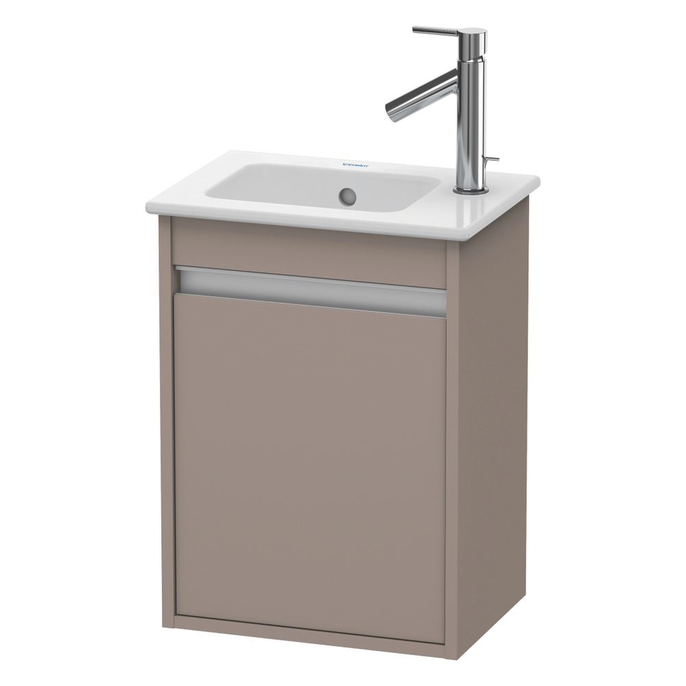 Duravit Ketho Waschtischunterbau wandh. 285x400x550mm L, Basalt Matt, Griffleiste ... DURAVIT-KT6417L4343 4053424449555 (Abb. 4)