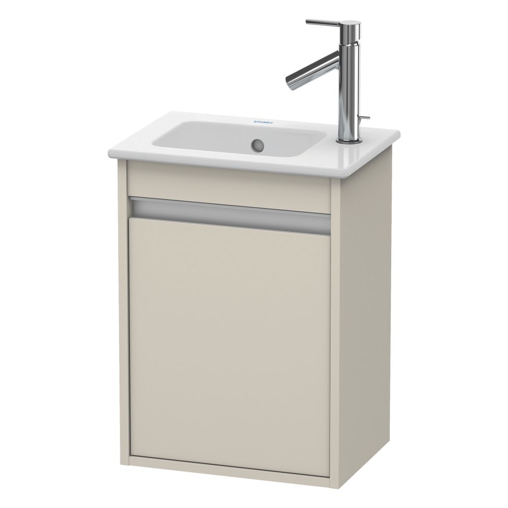 Duravit Ketho Waschtischunterbau wandh. 285x400x550mm, L, Taupe Matt, Griffleiste ... DURAVIT-KT6417L9191 4053424449609 (Abb. 4)