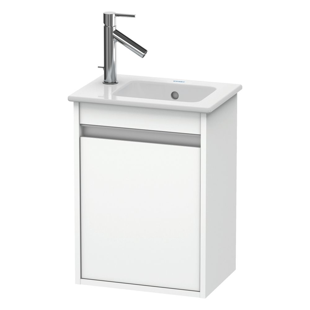Duravit Ketho Waschtischunterbau wandh. 285x400x550mm, R Mattweiß, Griffleiste Sil... DURAVIT-KT6417R1818 4053424445533 (Abb. 4)
