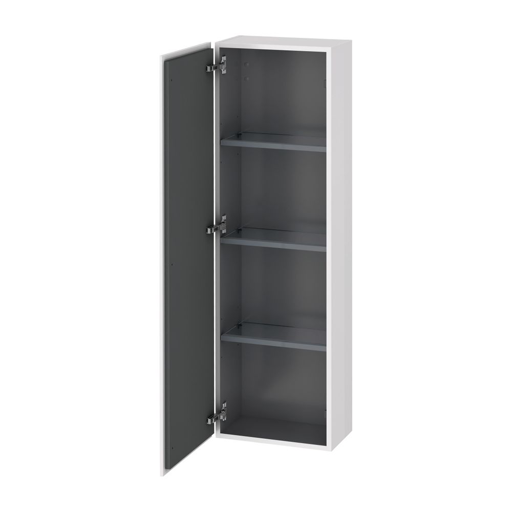 Duravit L-Cube Halbhochschrank Dekor 243x400x1320mm Eiche Marmoriert Matt, 1 Tür R... DURAVIT-LC1168R5555 4067116356090 (Abb. 1)