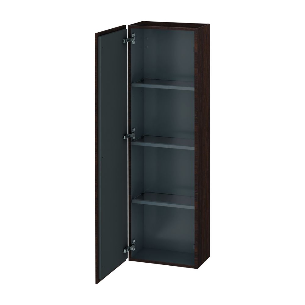 Duravit L-Cube Halbhochschrank Dekor 243x400x1320mm Nusb.gebürstet Matt, 1 Tür L, ... DURAVIT-LC1168L6969 4053424303734 (Abb. 1)