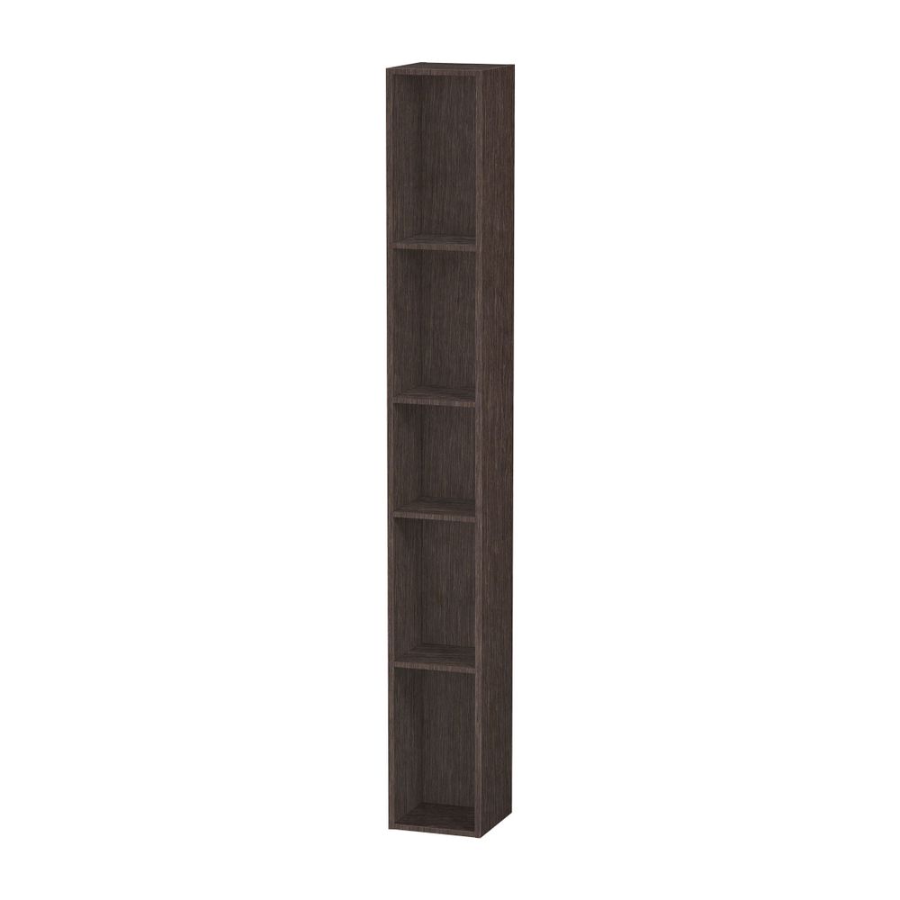 Duravit L-Cube Regalelement Wandmontage 180x180x1400mm, Eiche dunkel gebürstet, 5 ... DURAVIT-LC120607272 4053424296647 (Abb. 3)
