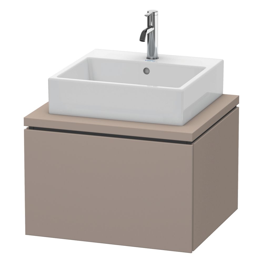 Duravit L-Cube Konsolenwaschtischunterbau wandh. 547x620x400mm ohne KSP Basalt Mat... DURAVIT-LC581004343 4053424368603 (Abb. 4)