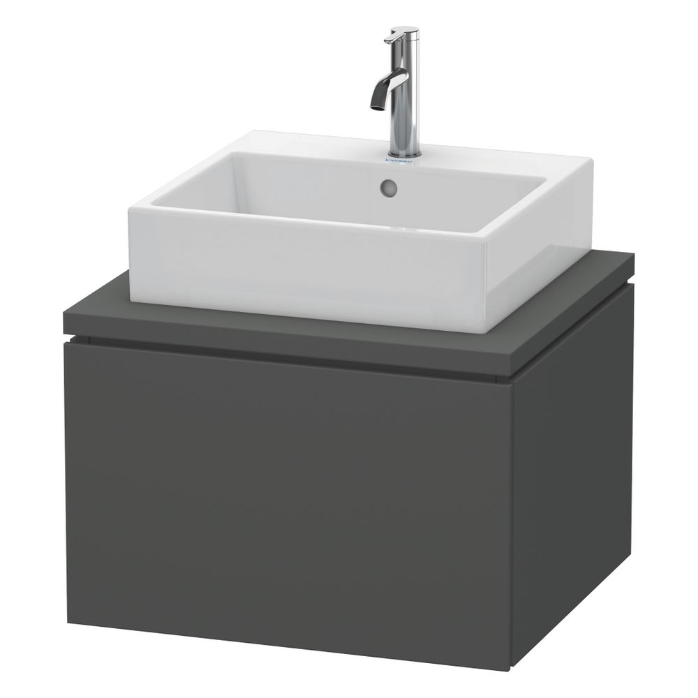 Duravit L-Cube Konsolenwaschtischunterbau wandh. 547x620x400mm ohne KSP Graphit Ma... DURAVIT-LC581004949 4053424368627 (Abb. 4)